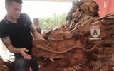 Choáng ngợp ngắm bộ kỳ mộc 7 món 'tứ linh quần tụ', giá 3,5 tỷ đồng
